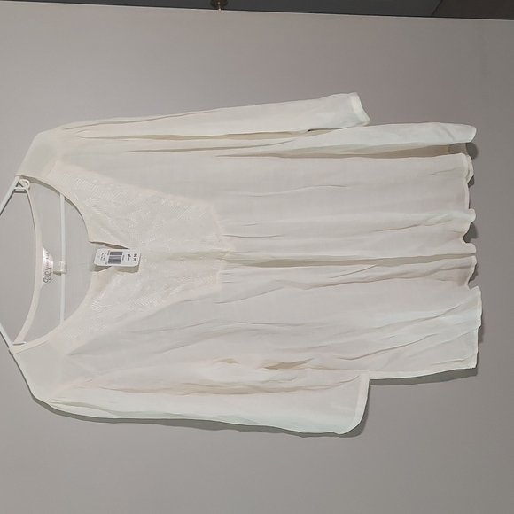 Krazy Kat Ivory Tunic L - Picture 1 of 8